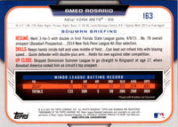 2015 Bowman Draft Picks & Prospects Amed Rosario #163