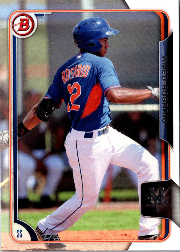 2015 Bowman Draft Picks & Prospects Amed Rosario #163