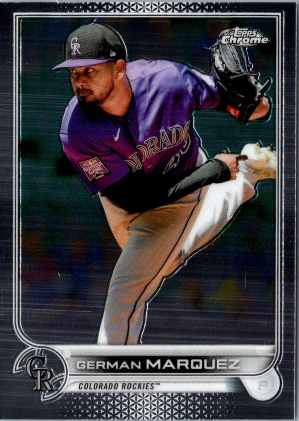 2022 Topps Chrome German Marquez #219