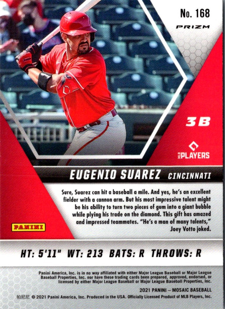 2021 Panini Mosaic Green Eugenio Suarez