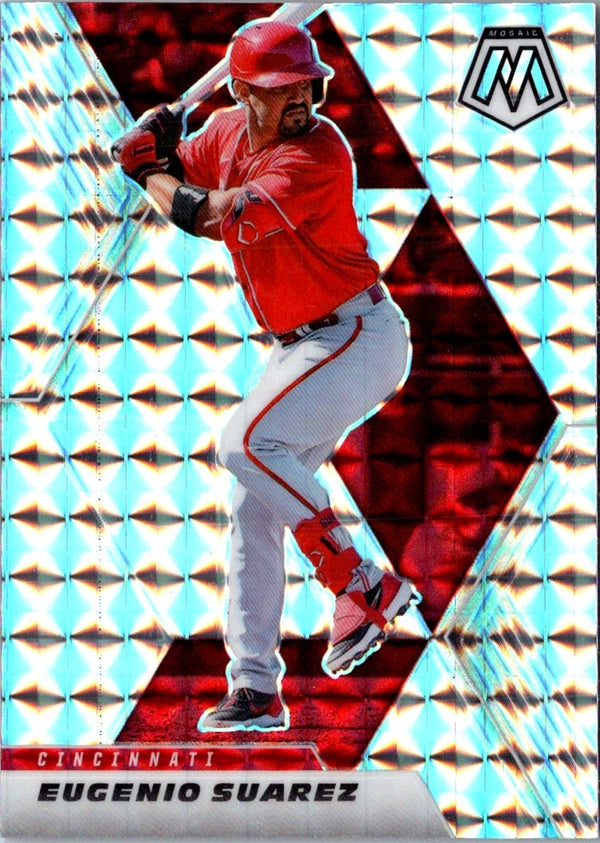 2021 Panini Mosaic Green Eugenio Suarez #168