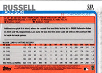 2019 Topps Addison Russell #633