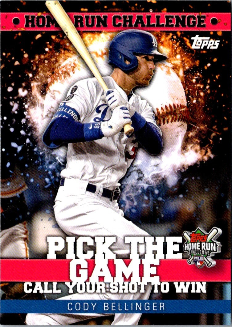 2022 Topps Home Run Challenge Code Cards Cody Bellinger