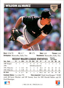 1993 Donruss Wilson Alvarez