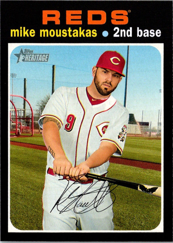 2020 Topps Heritage Mike Moustakas #24