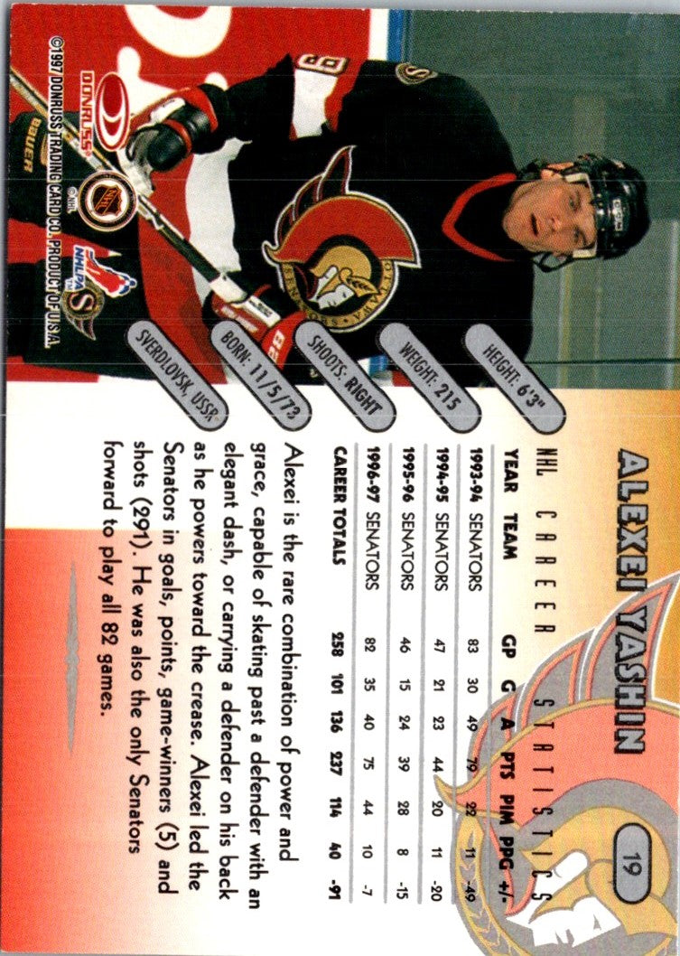 1997 Donruss Alexei Yashin