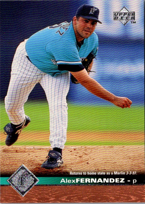 1997 Upper Deck Alex Fernandez #536