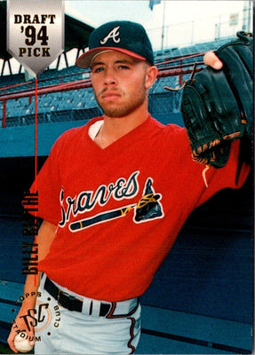 1994 Stadium Club Draft Picks Billy Blythe #44