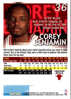 1999 Hoops Corey Benjamin #36