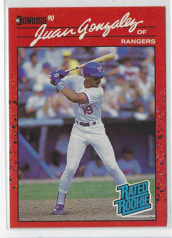 1990 Donruss Juan Gonzalez #33