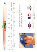 1992 Classic Best Greg Hansell #344