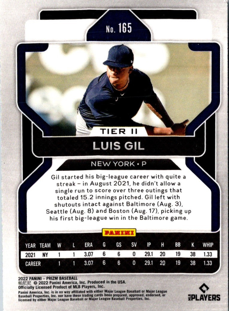 2022 Panini Prizm Luis Gil