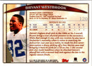 1998 Topps Season Opener Bryant Westbrook