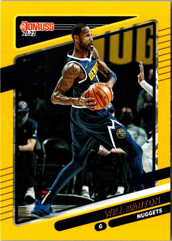 2021 Donruss Holo Red and Gold Laser Will Barton #106