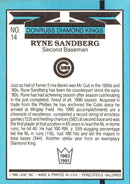 1991 Donruss Super Diamond Kings Ryne Sandberg