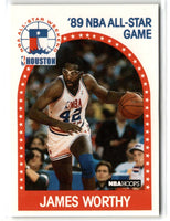 1989 Hoops All-Star Panels Perforated James Worthy #219