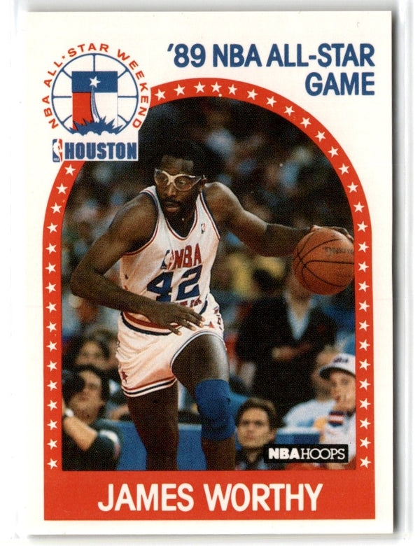 1989 Hoops All-Star Panels Perforated James Worthy #219