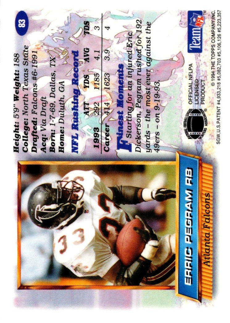 1994 Finest Erric Pegram