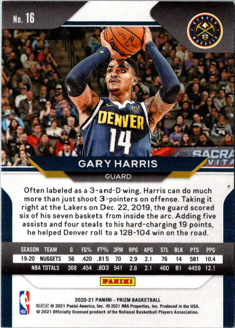 2020 Panini Prizm Gary Harris