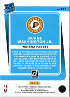 2021 Panini Chronicles Duane Washington Jr. #297 Rookie