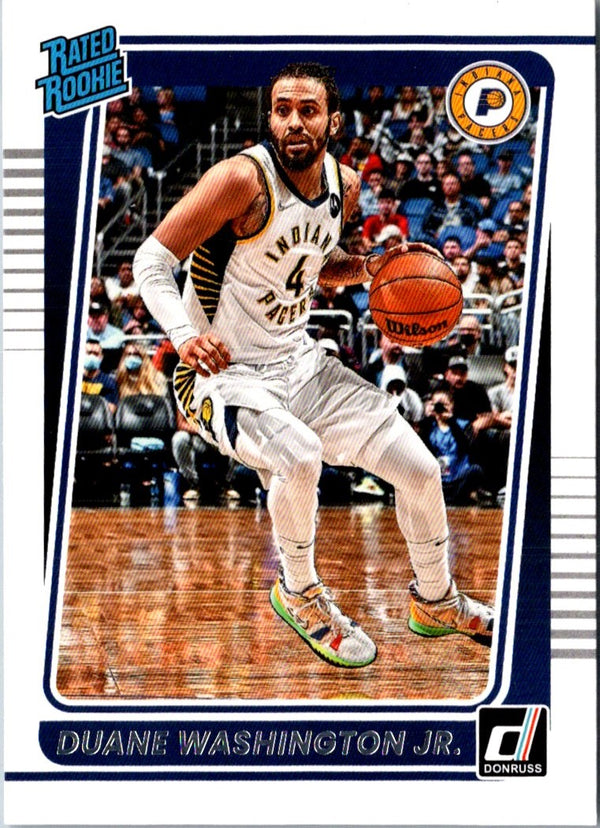 2021 Panini Chronicles Duane Washington Jr. #297 Rookie