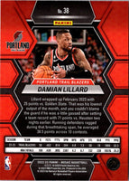 2022 Panini Mosaic Damian Lillard #38