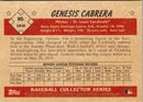 2019 Bowman Heritage Chrome Prospects Genesis Cabrera