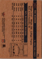 2001 Fleer Tradition Tiki Barber #70