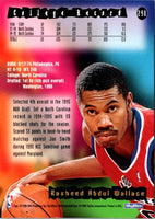 1995 Hoops Rasheed Wallace #290 Rookie