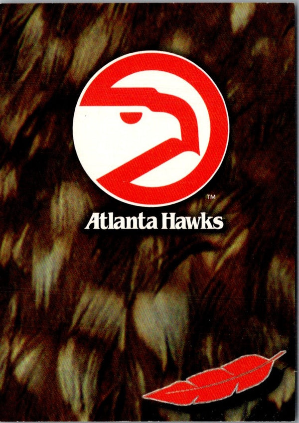 1996 SkyBox Premium NBA Pick-Up Game Sweepstakes Stickers Atlanta Hawks #1