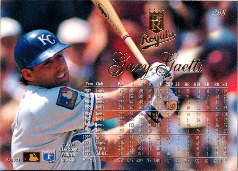 1994 Flair Gary Gaetti