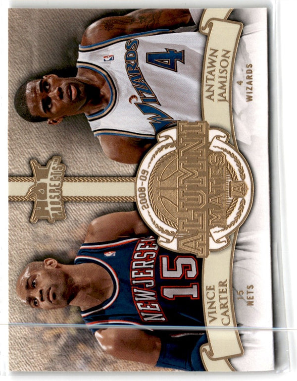 2008 Fleer Hot Prospects Alumni Mates Vince Carter/Antawn Jamison #AM-12