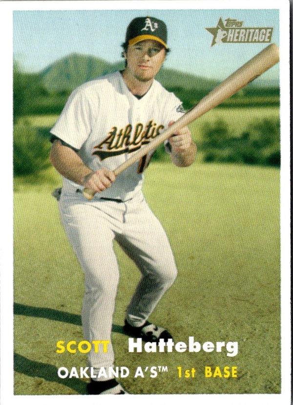 2006 Topps Heritage Scott Hatteberg #395