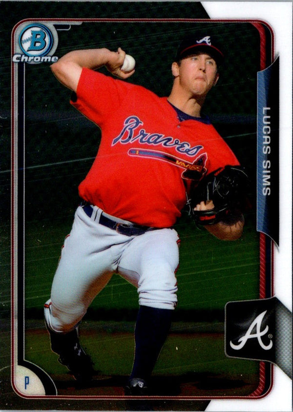 2015 Bowman Chrome Prospects Lucas Sims #BCP211