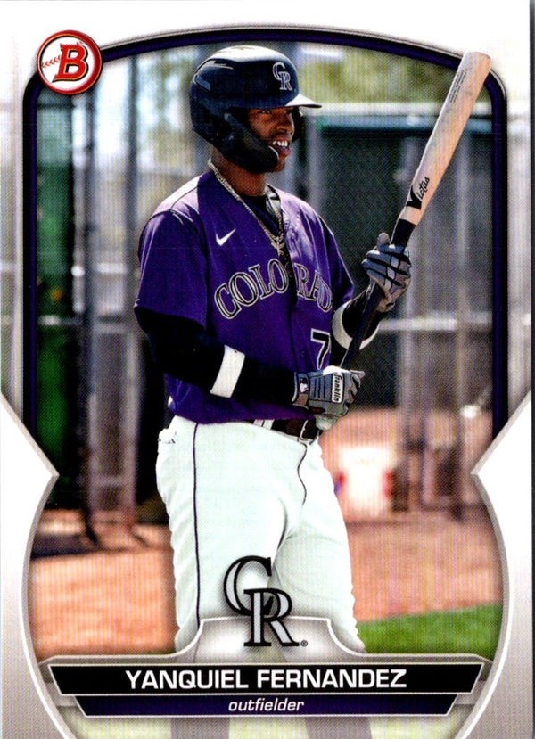 2023 Bowman Draft Yanquiel Fernandez #BD-61 Rookie