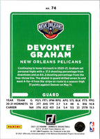 2021 Donruss Devonte' Graham #74