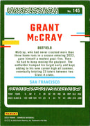 2023 Donruss Holo Orange Grant McCray