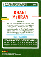 2023 Donruss Holo Orange Grant McCray #145