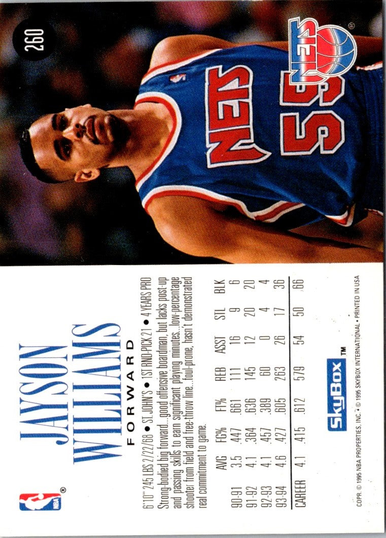 1994 SkyBox Jayson Williams