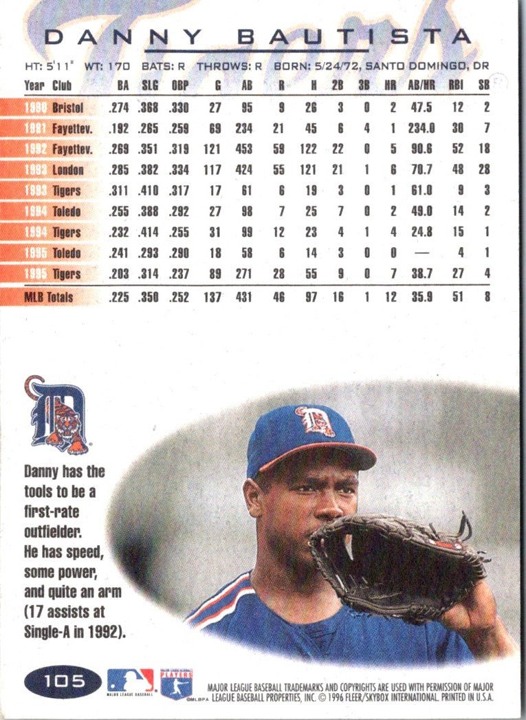 1996 Fleer Danny Bautista