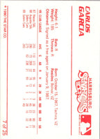 1990 Star Harrisburg Senators Carlos Garcia #7