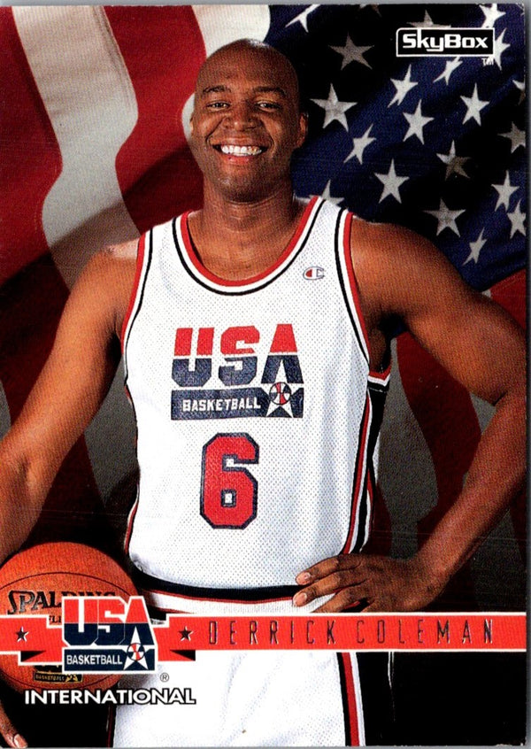 1994 SkyBox USA Derrick Coleman #37