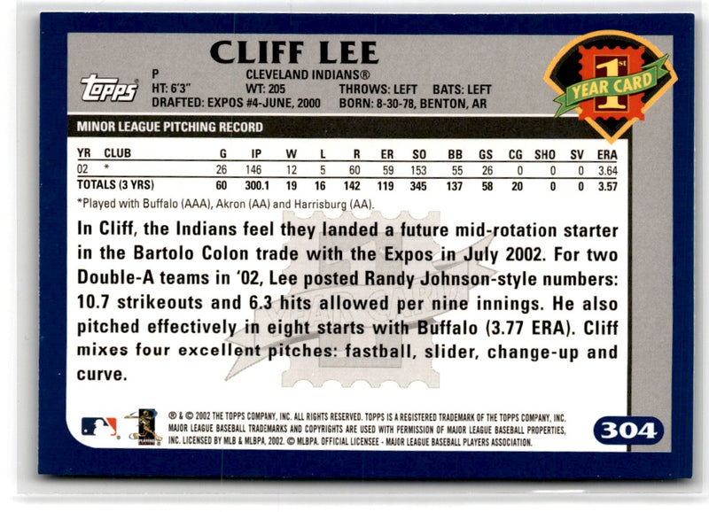 2003 Topps Home Team Advantage Cliff Lee