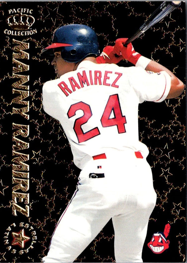 1996 Pacific Crown Collection Estrellas Latinas Manny Ramirez #EL-25