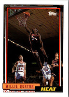 1992 Topps Willie Burton #62