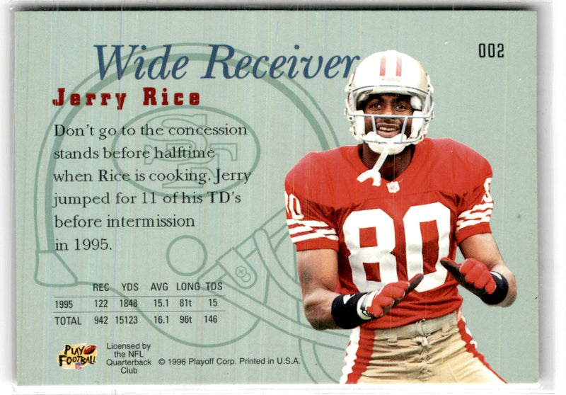 1996 Pro Stamps Jerry Rice