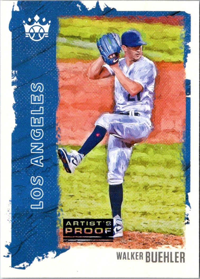 2021 Panini Diamond Kings Artist Proof Blue Walker Buehler