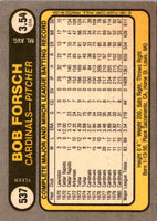 1981 Fleer Bob Forsch #537