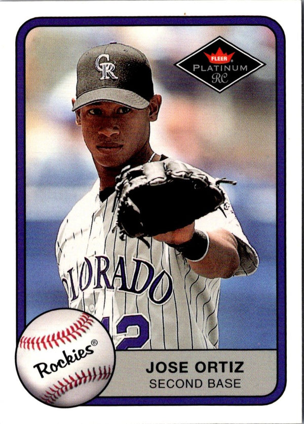 2001 Fleer Platinum Jose Ortiz #331