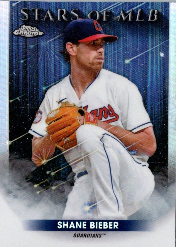 2022 Topps Stars of MLB Chrome Shane Bieber #SMLBC-42